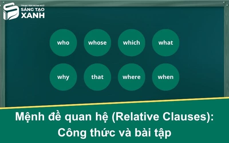 Mệnh đề quan hệ (Relative Clauses): Công thức và bài tập