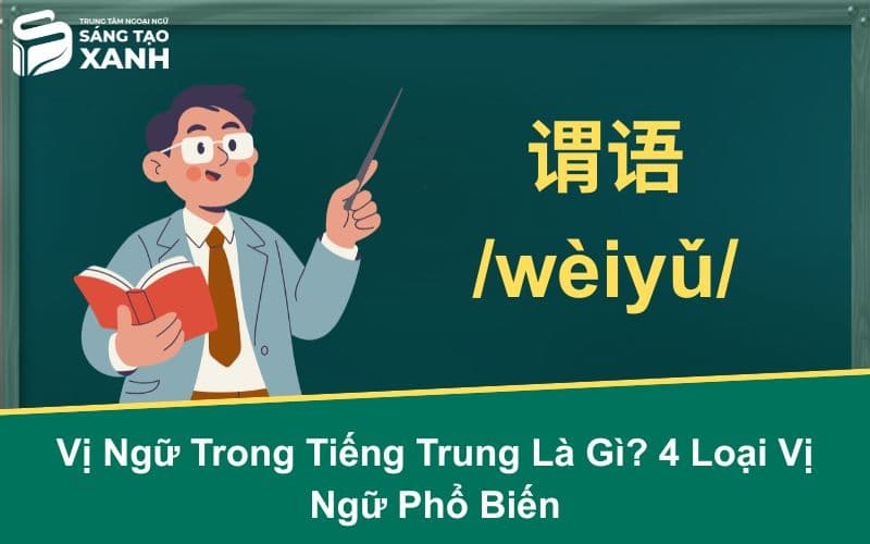 Vị Ngữ Trong Tiếng Trung Là Gì? 4 Loại Vị Ngữ Phổ Biến