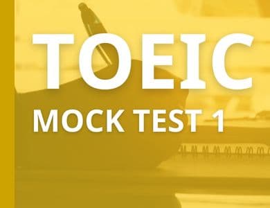 TOEIC Test 1